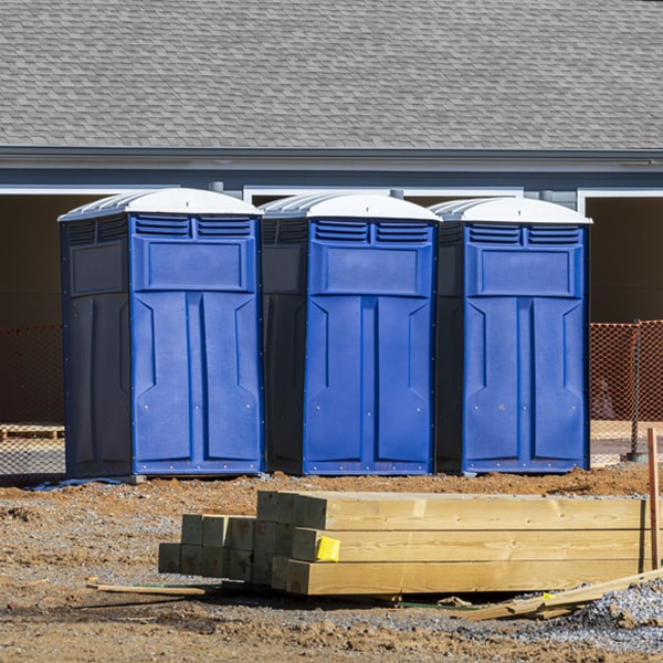 are there different sizes of portable restrooms available for rent in Great Cacapon West Virginia